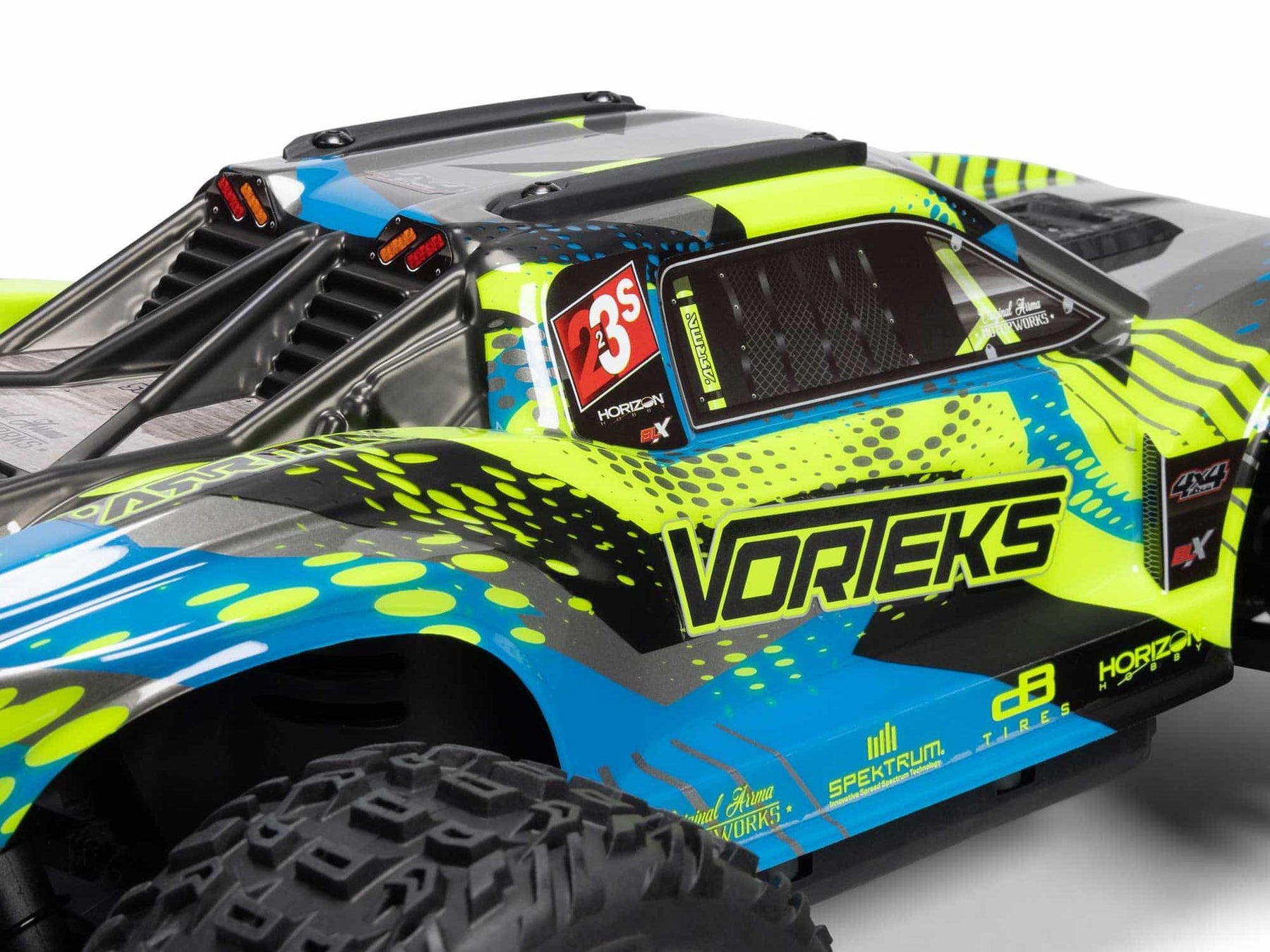 1/10 VORTEKS 223S BLX 4X4 Stadium Truck RTR with DSC Teal C-ARA4305V4T2