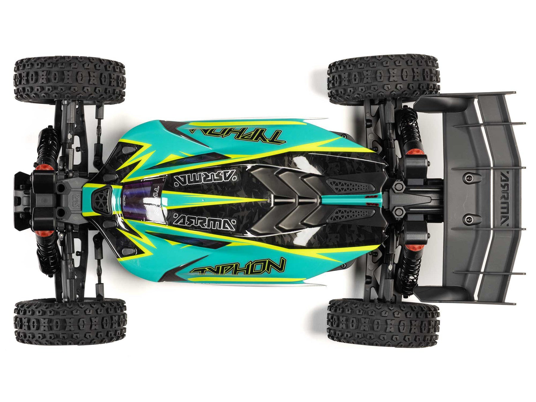 Arrma 1/8 TYPHON 223S BLX 4X4 Buggy RTR with DSC Green C-ARA4306V4T1