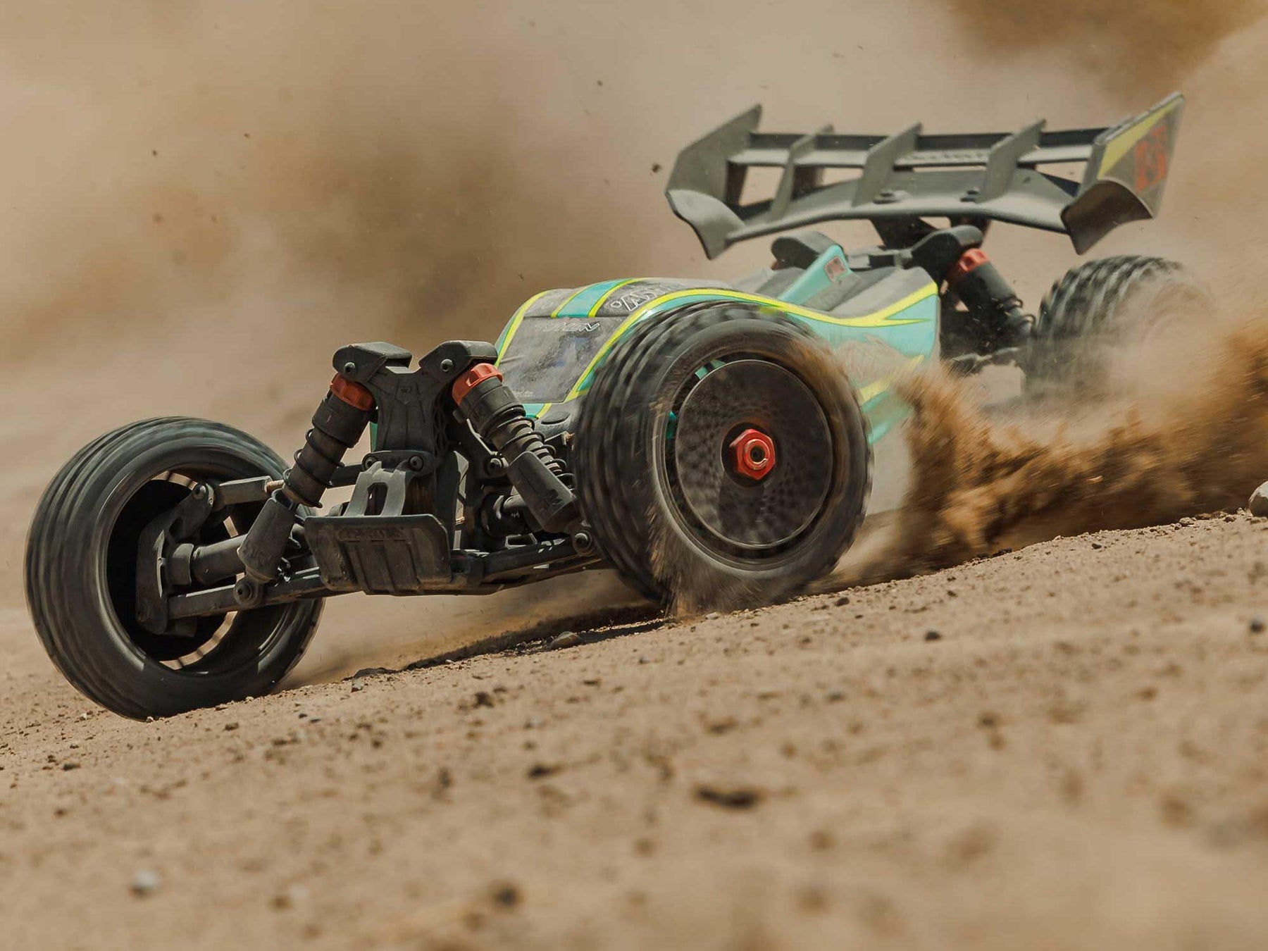 Arrma 1/8 TYPHON 223S BLX 4X4 Buggy RTR with DSC Green C-ARA4306V4T1