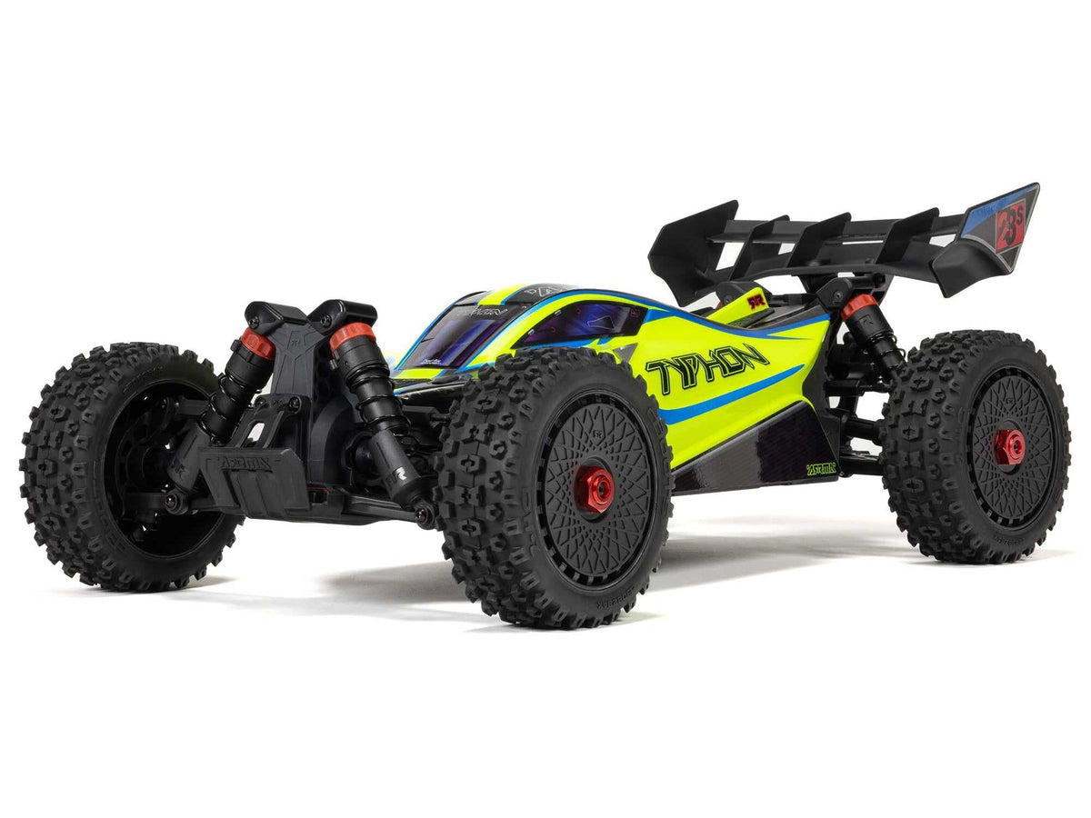 Arrma 1/8 TYPHON 223S BLX 4X4 Buggy RTR with DSC Yellow C-ARA4306V4T2
