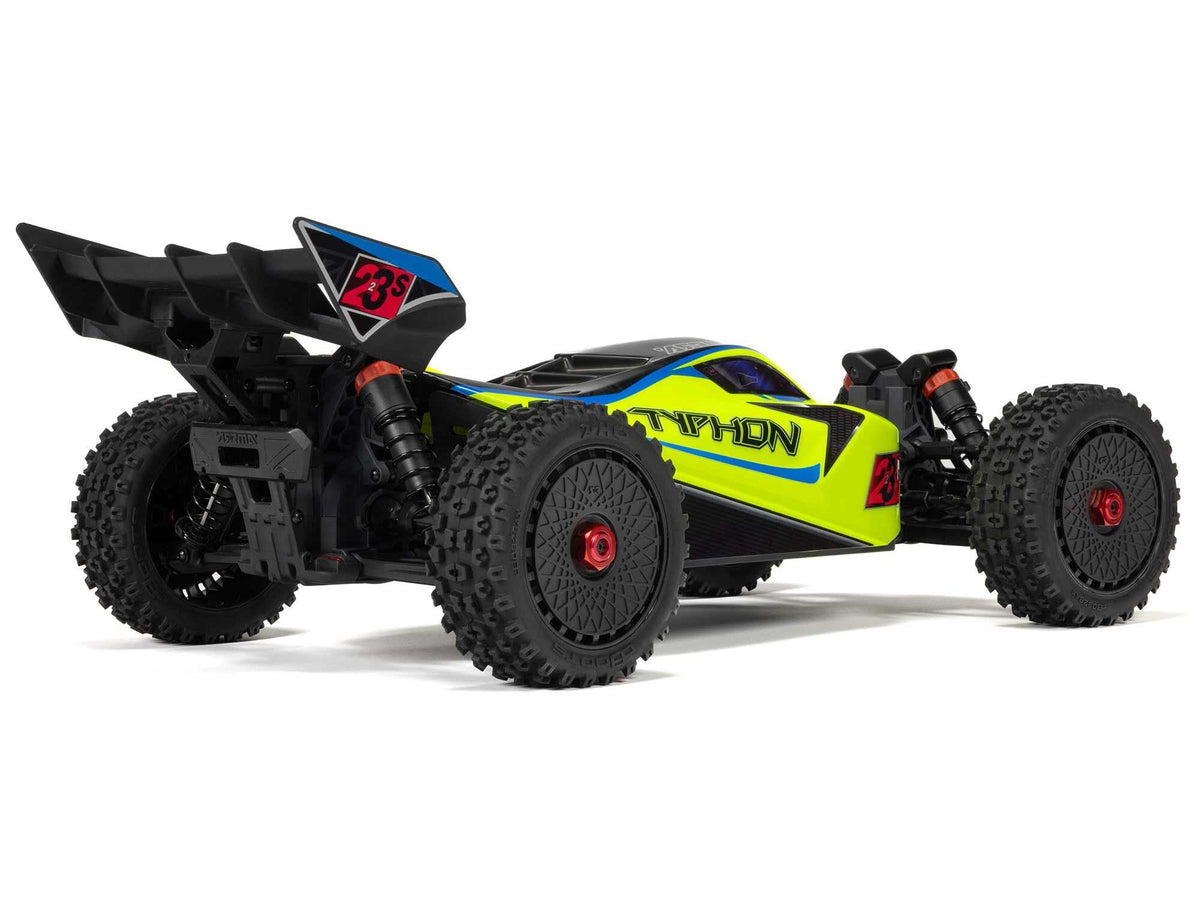 Arrma 1/8 TYPHON 223S BLX 4X4 Buggy RTR with DSC Yellow C-ARA4306V4T2
