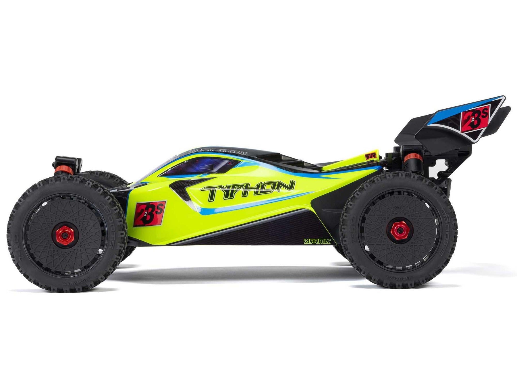 Arrma 1/8 TYPHON 223S BLX 4X4 Buggy RTR with DSC Yellow C-ARA4306V4T2