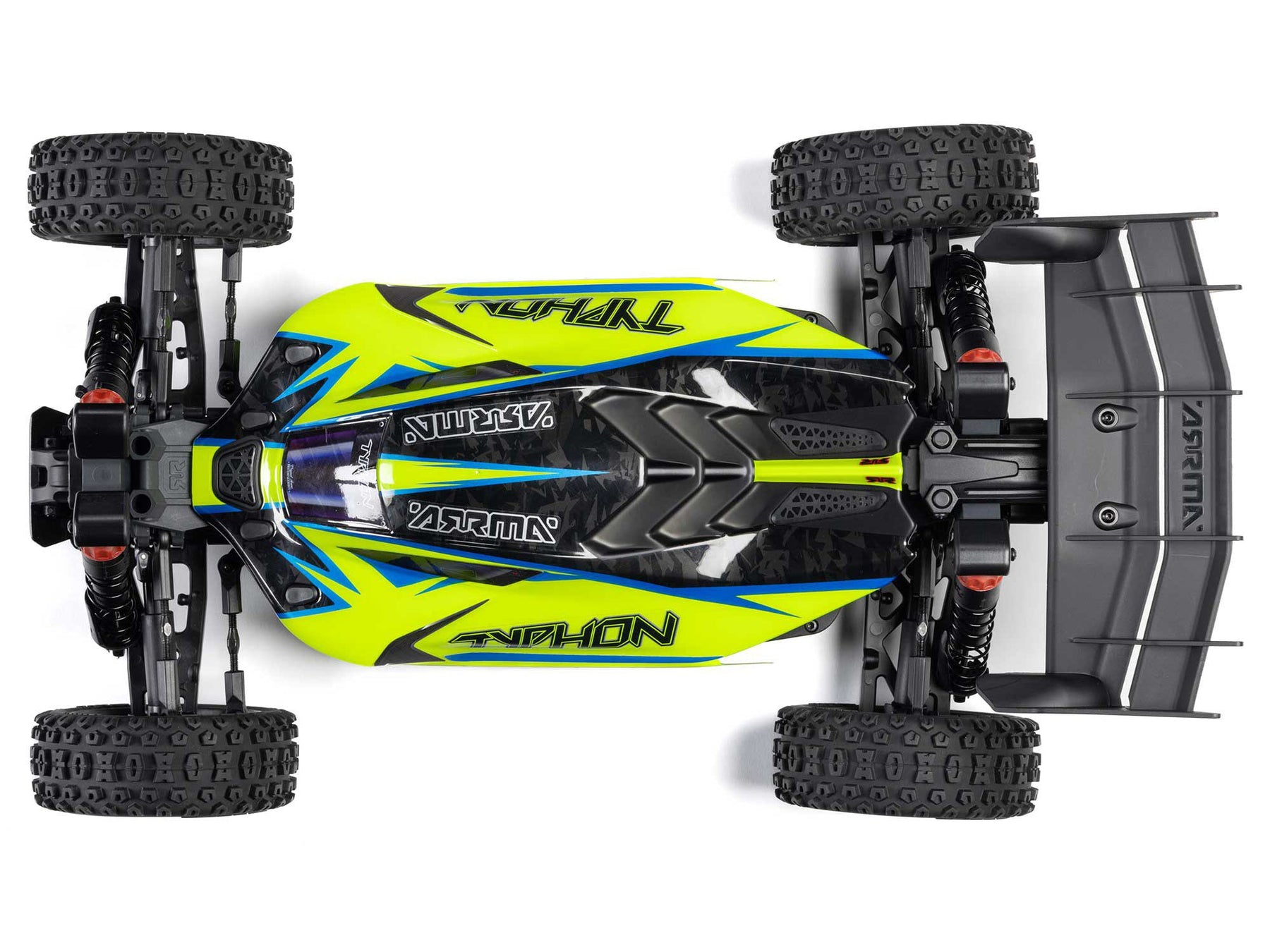 Arrma 1/8 TYPHON 223S BLX 4X4 Buggy RTR with DSC Yellow C-ARA4306V4T2