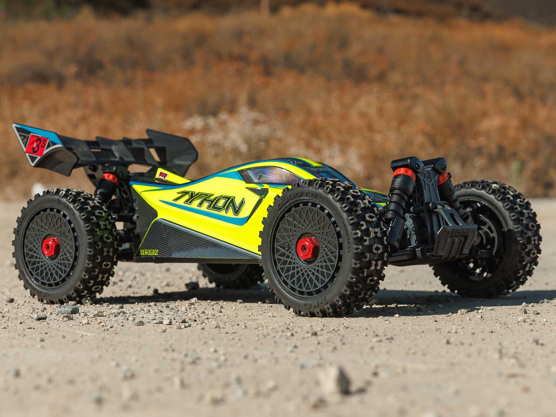 Arrma 1/8 TYPHON 223S BLX 4X4 Buggy RTR with DSC Yellow C-ARA4306V4T2