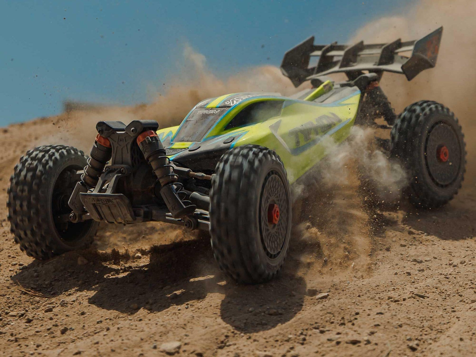 Arrma 1/8 TYPHON 223S BLX 4X4 Buggy RTR with DSC Yellow C-ARA4306V4T2