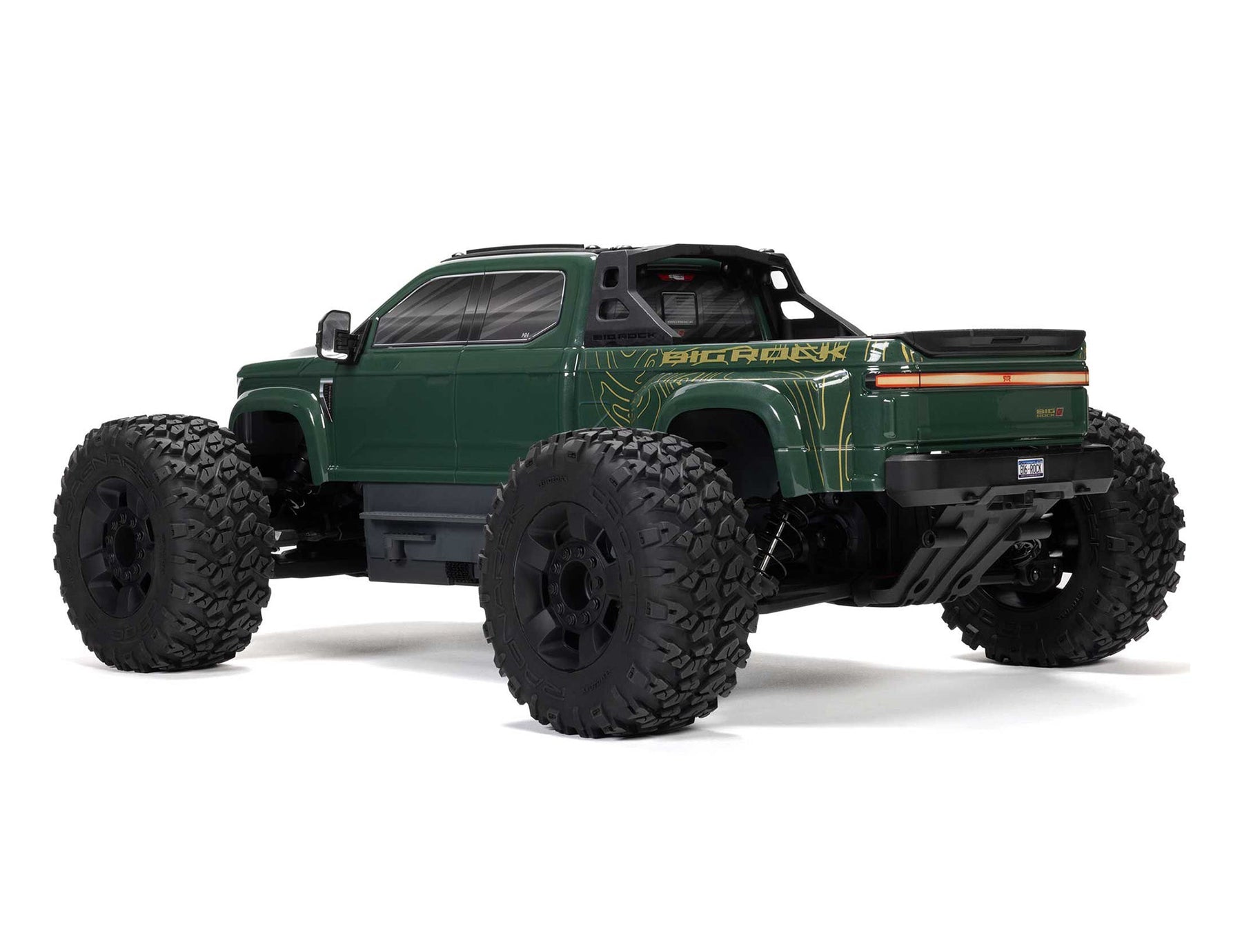 Arrma 1/10 BIG ROCK 223S DSC 4X4 RTR Monster Truck - Dark Green C-ARA4312V4T2