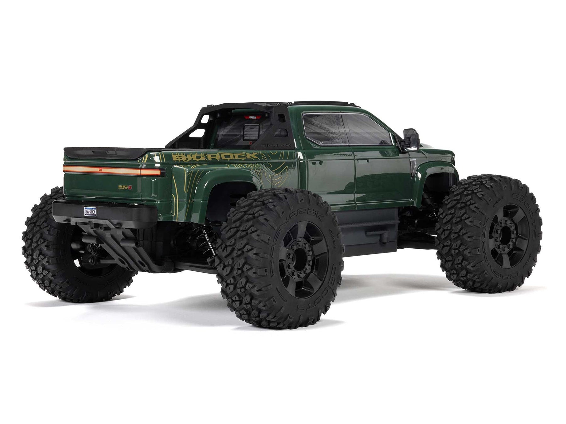 Arrma 1/10 BIG ROCK 223S DSC 4X4 RTR Monster Truck - Dark Green C-ARA4312V4T2