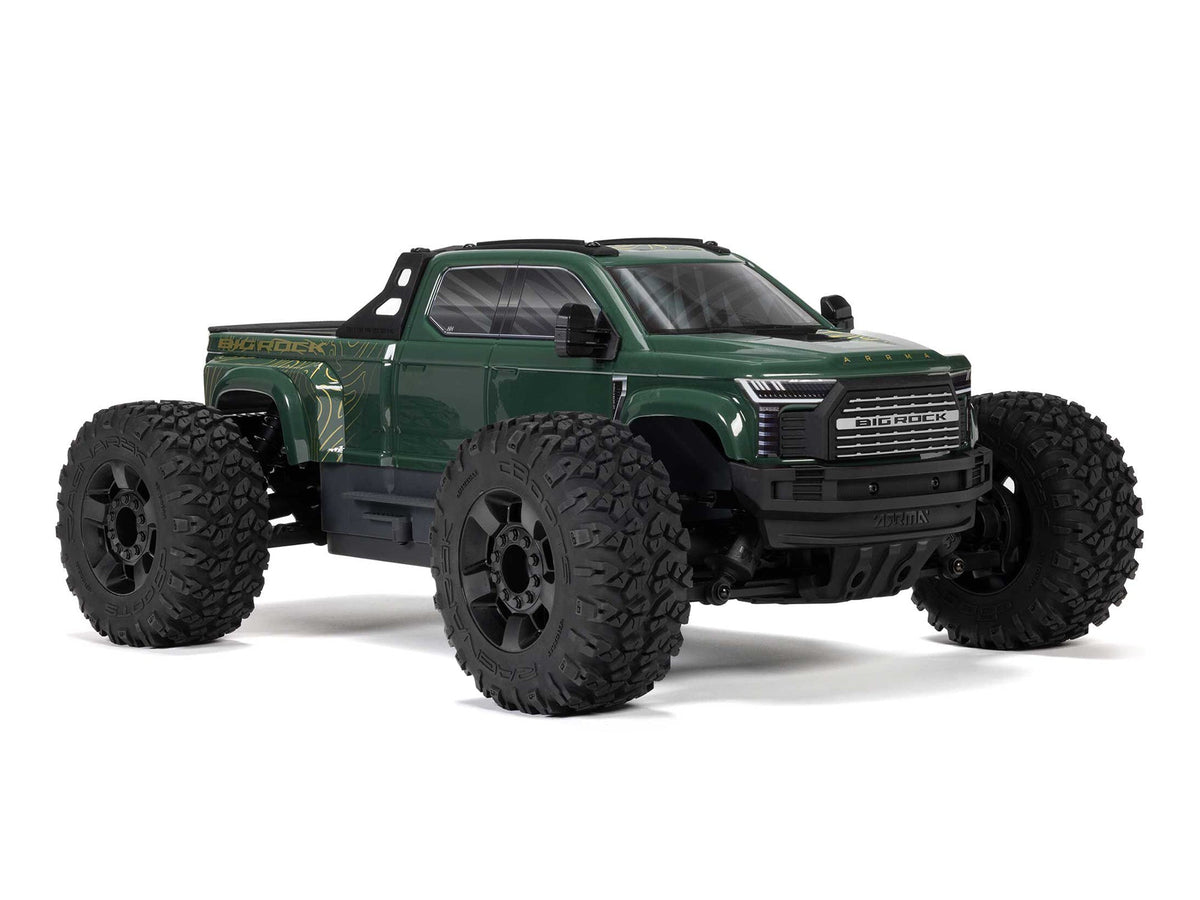 Arrma 1/10 BIG ROCK 223S DSC 4X4 RTR Monster Truck - Dark Green C-ARA4312V4T2