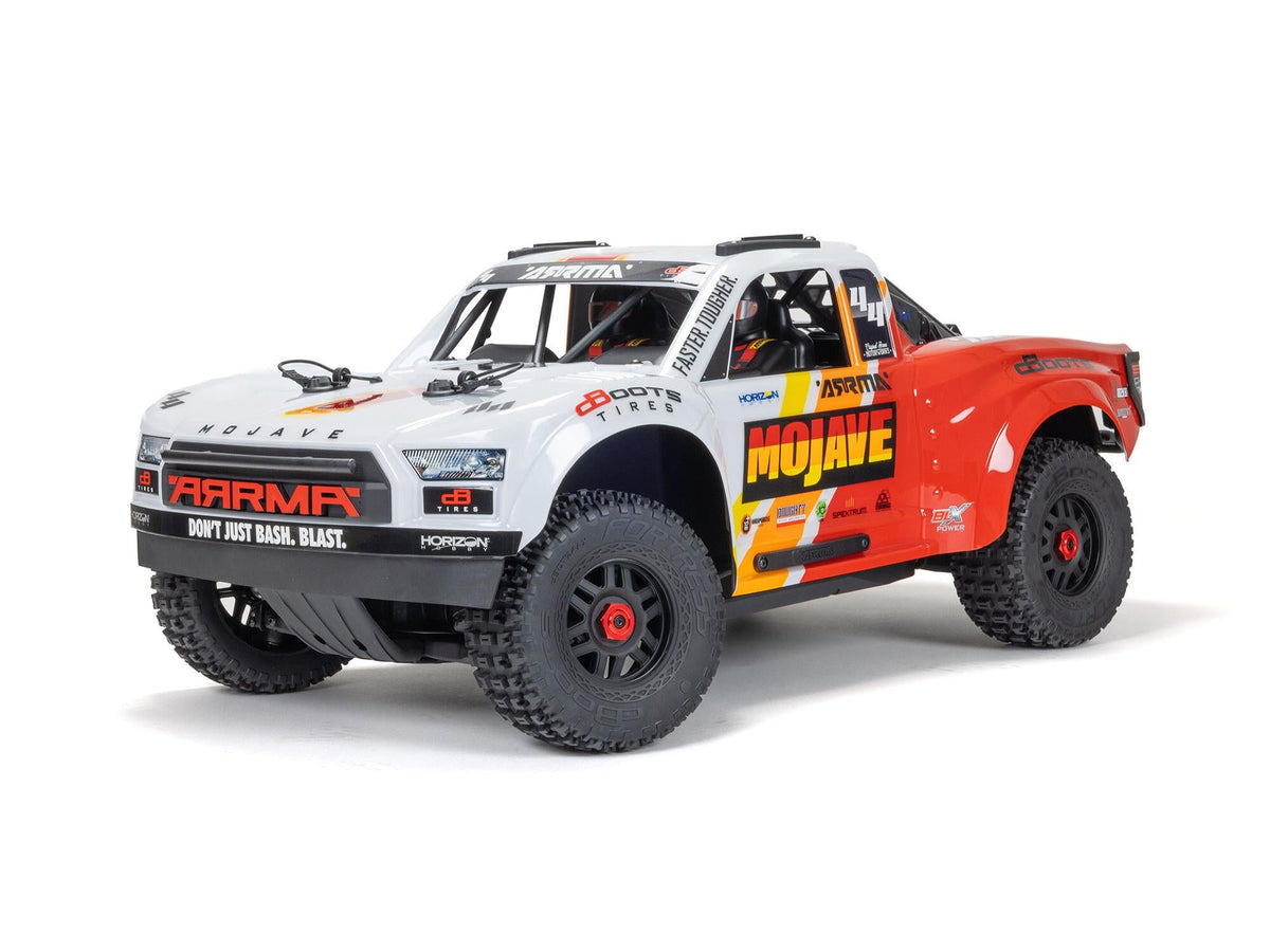 1/8 Mojave 4x4 4S BLX Centre Diff Desert Truck RTR, White C-ARA4404T1