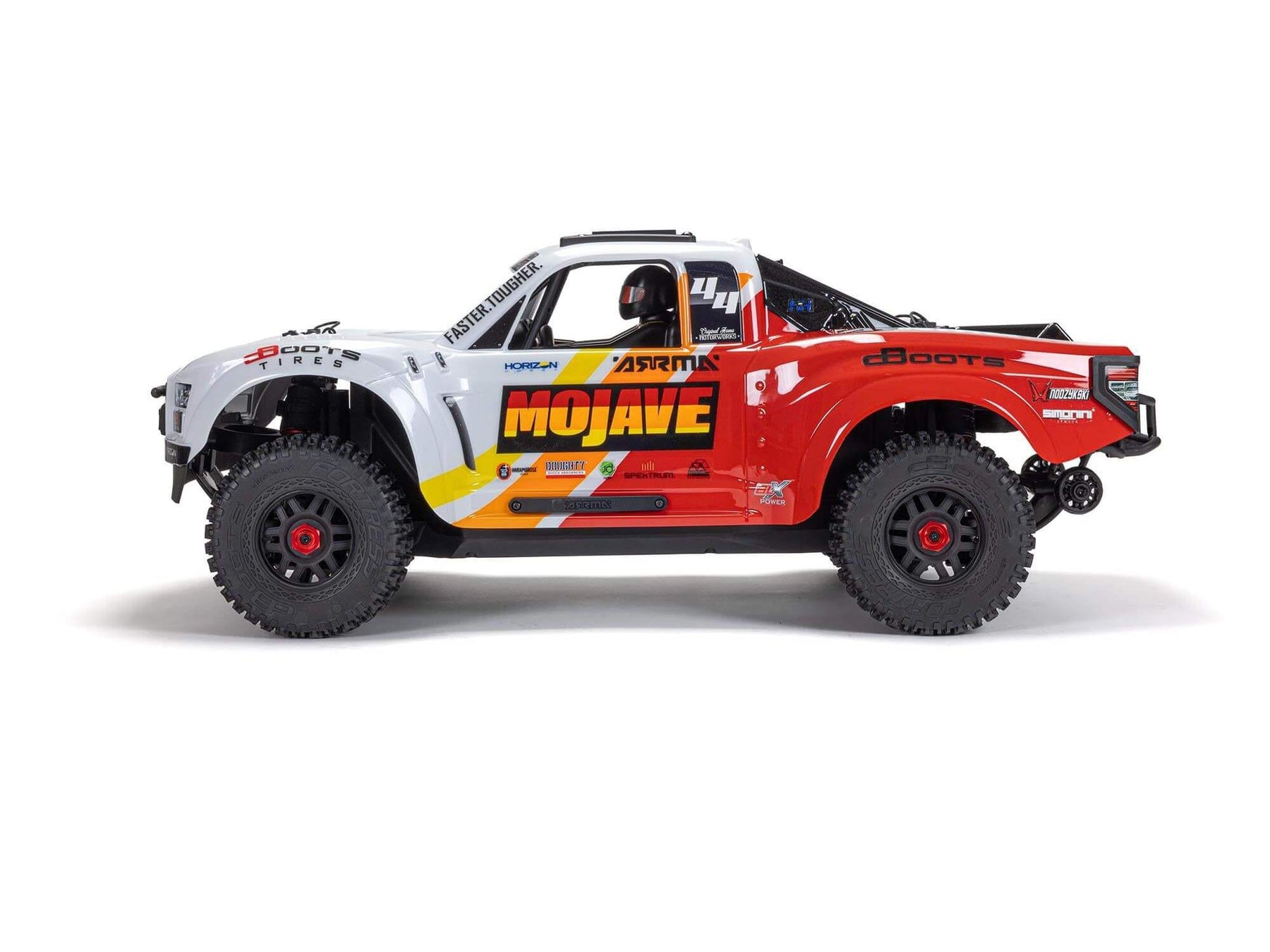 1/8 Mojave 4x4 4S BLX Centre Diff Desert Truck RTR, White C-ARA4404T1