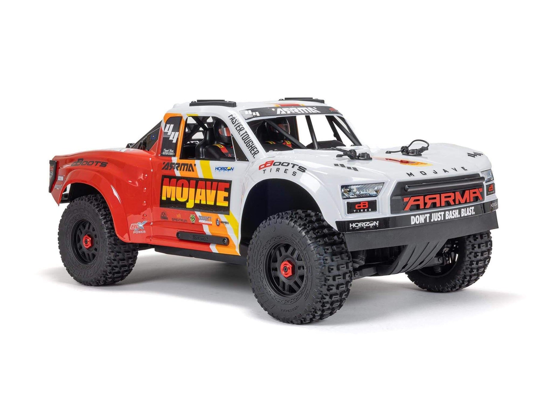 1/8 Mojave 4x4 4S BLX Centre Diff Desert Truck RTR, White C-ARA4404T1