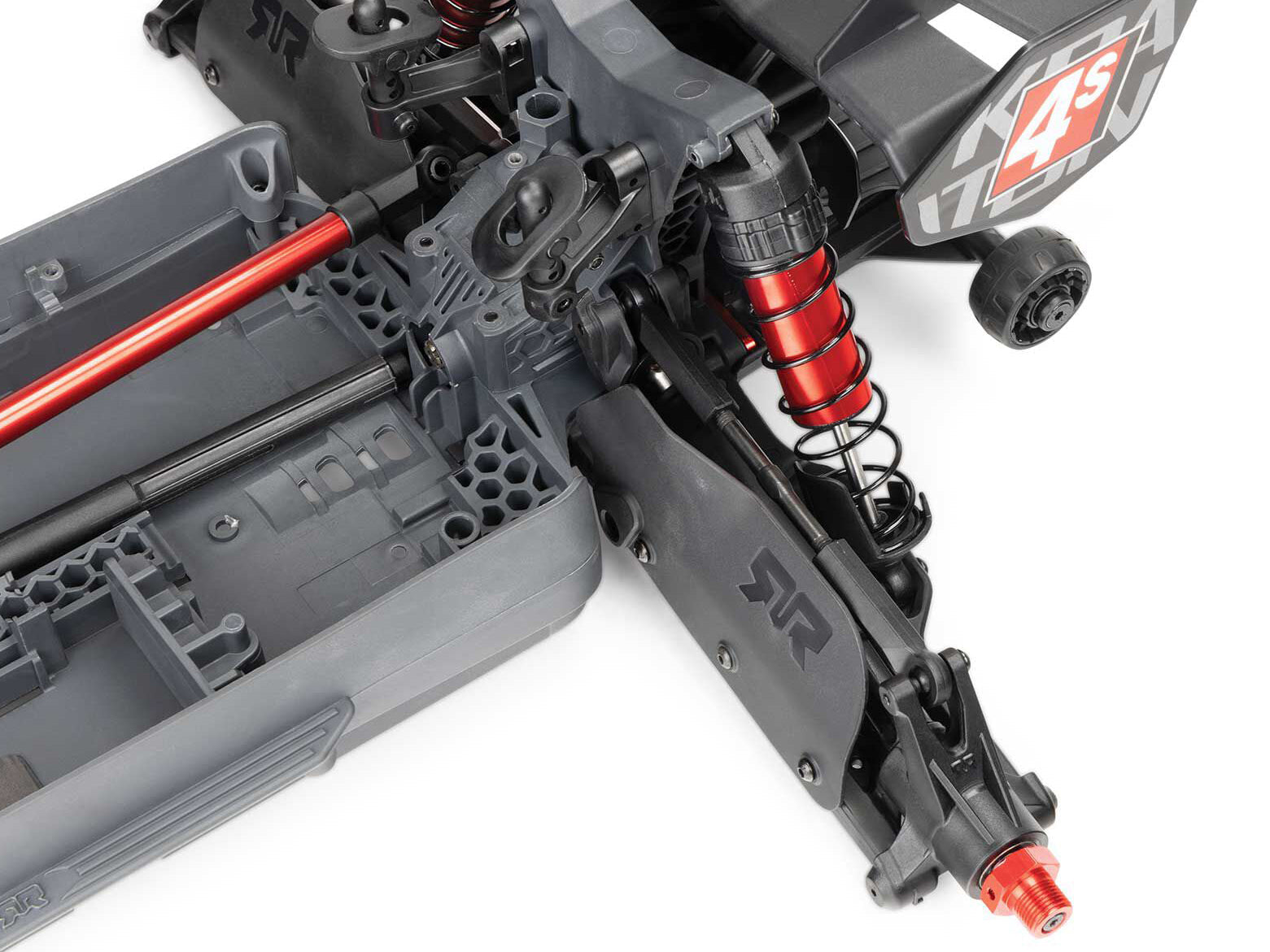 Arrma 1/10 Kraton 4X4 4S Blx Centre Diff Speed Mt (Red) C-ARA4408V2T3