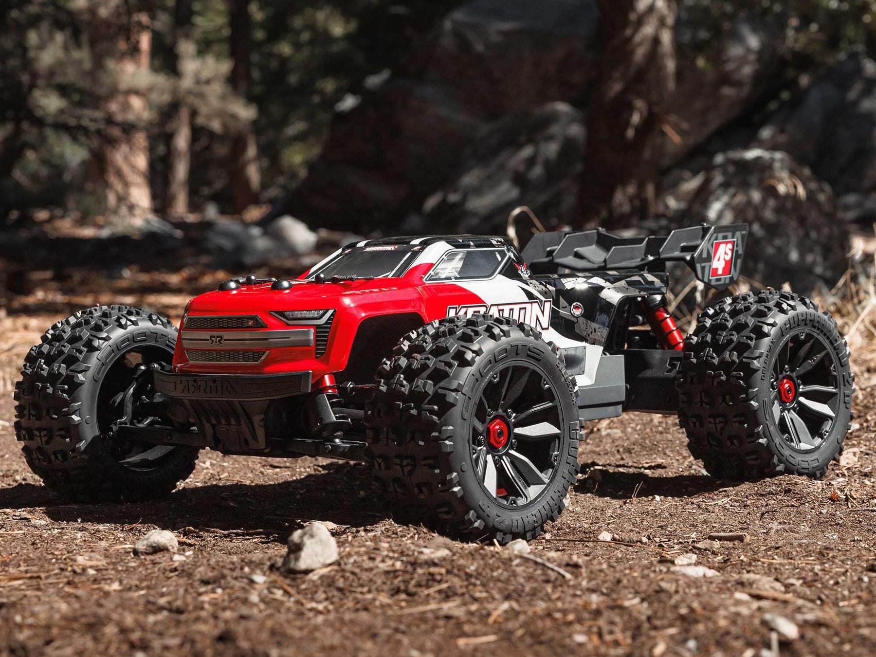 Arrma 1/10 Kraton 4X4 4S Blx Centre Diff Speed Mt (Red) C-ARA4408V2T3