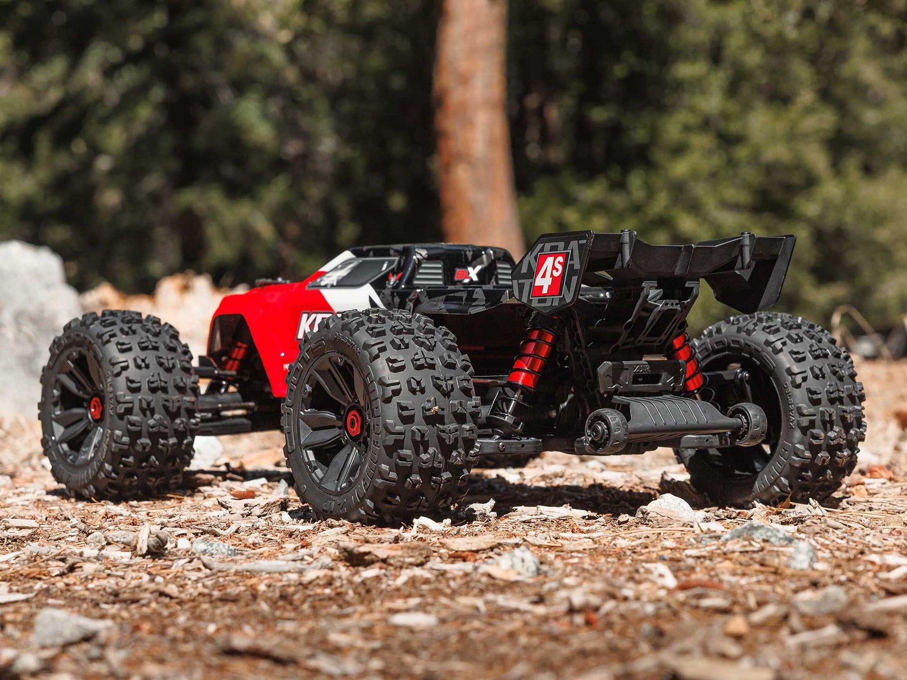 Arrma 1/10 Kraton 4X4 4S Blx Centre Diff Speed Mt (Red) C-ARA4408V2T3