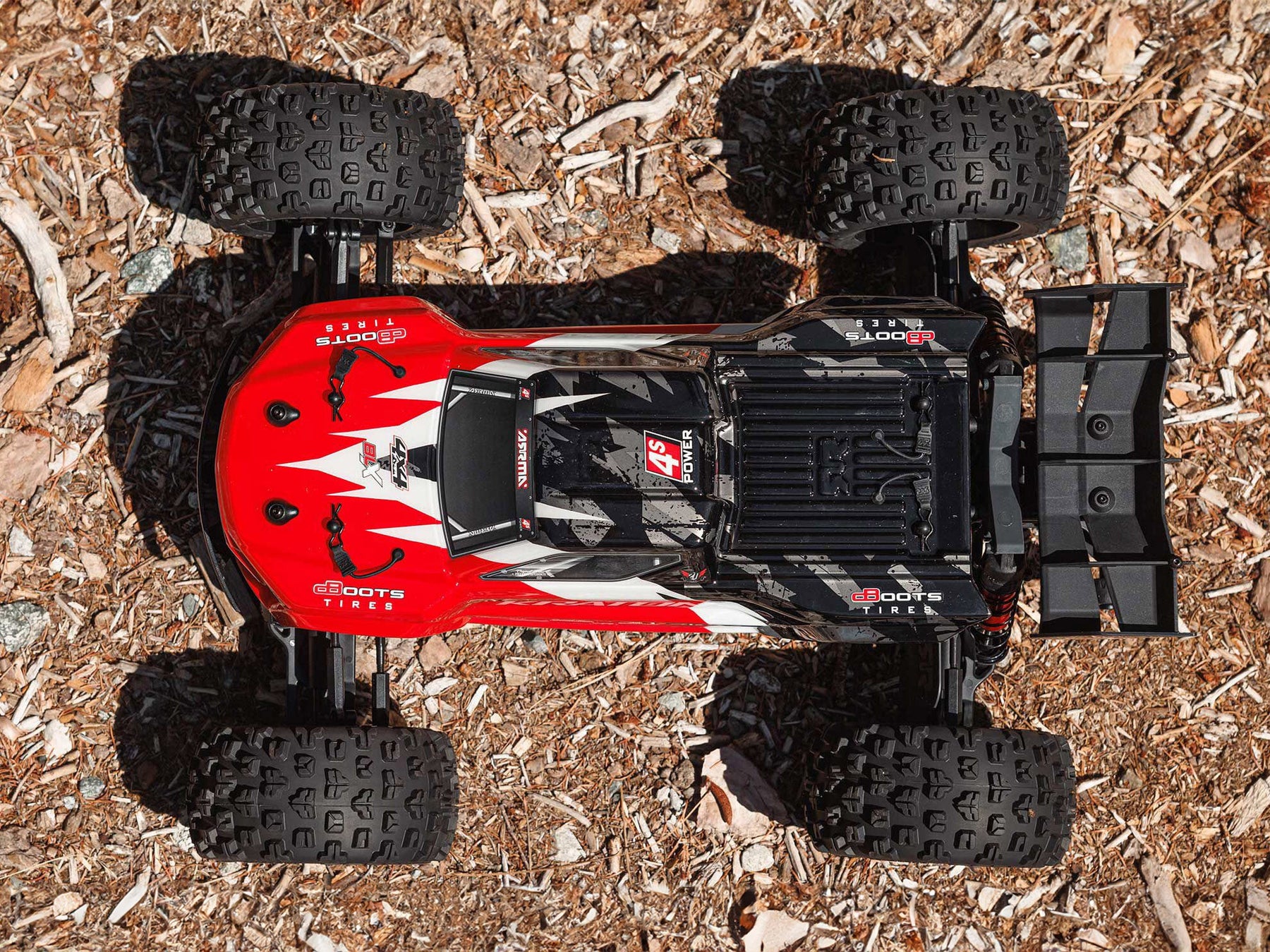 Arrma 1/10 Kraton 4X4 4S Blx Centre Diff Speed Mt (Red) C-ARA4408V2T3