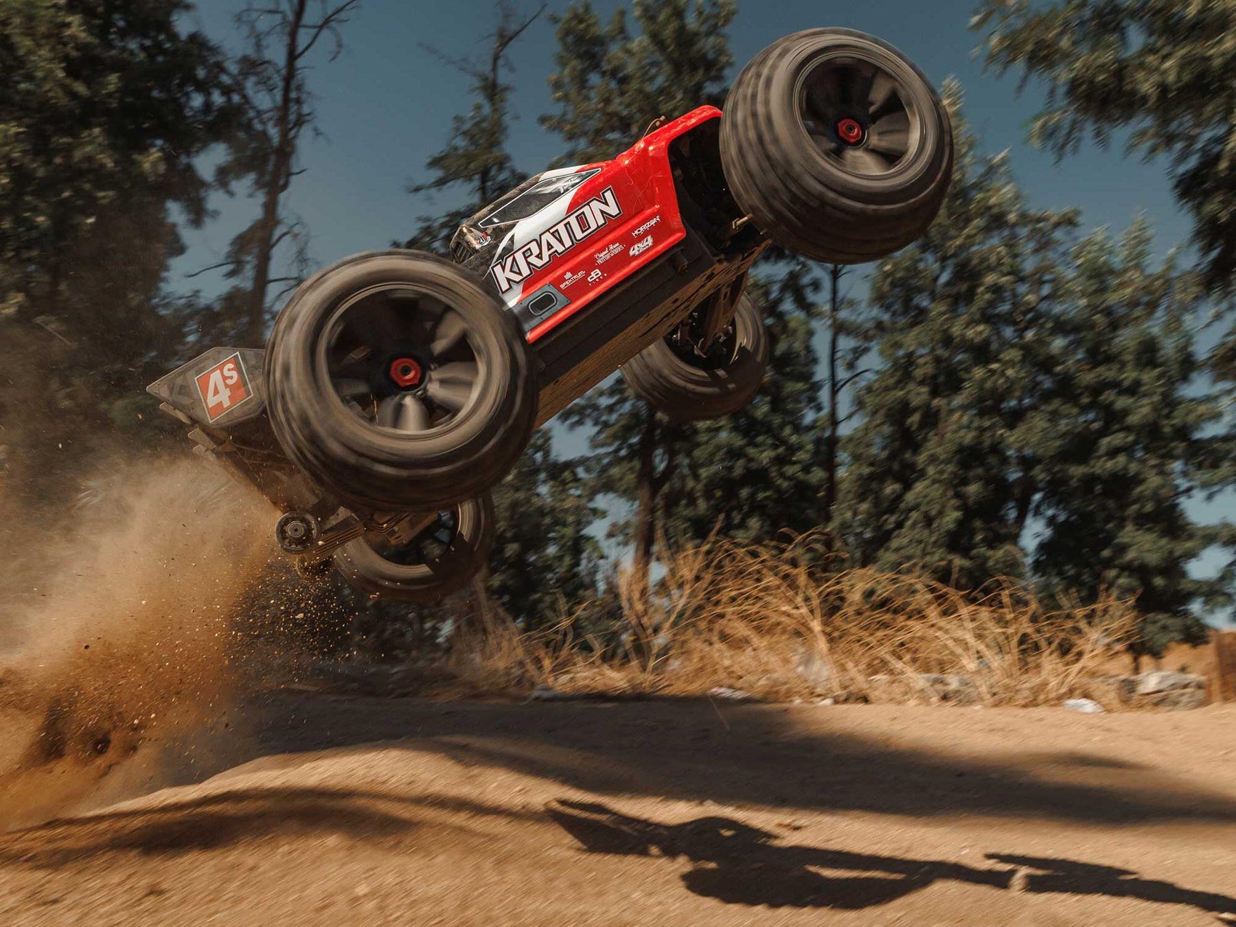 Arrma 1/10 Kraton 4X4 4S Blx Centre Diff Speed Mt (Red) C-ARA4408V2T3