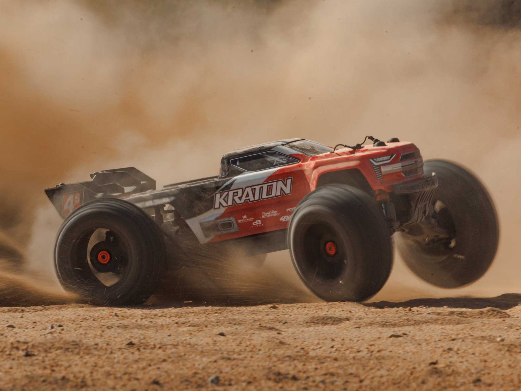 Arrma 1/10 Kraton 4X4 4S Blx Centre Diff Speed Mt (Red) C-ARA4408V2T3