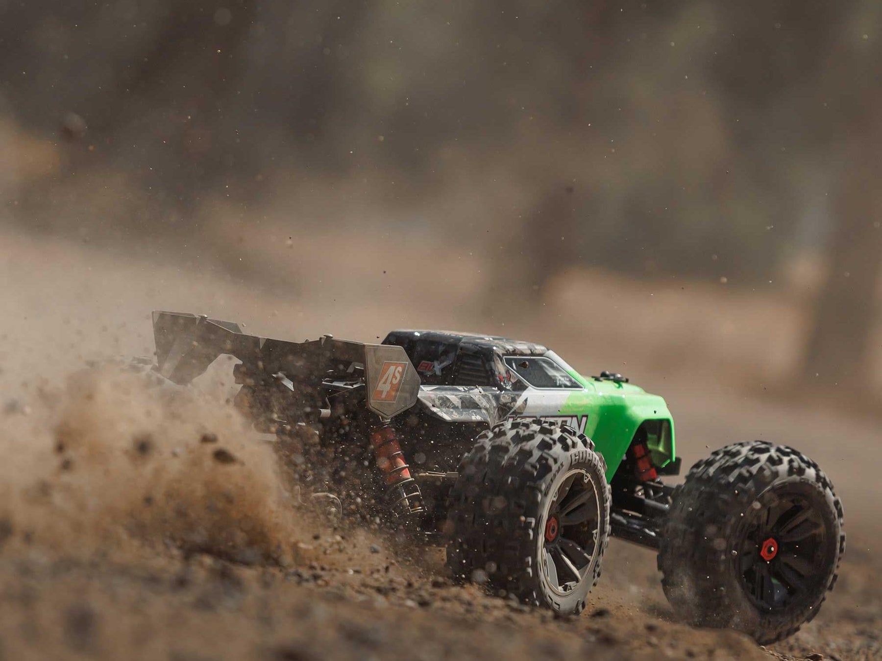 Arrma 1/10 Kraton 4X4 4S Blx Centre Diff Speed Mt (Green) C-ARA4408V2T4