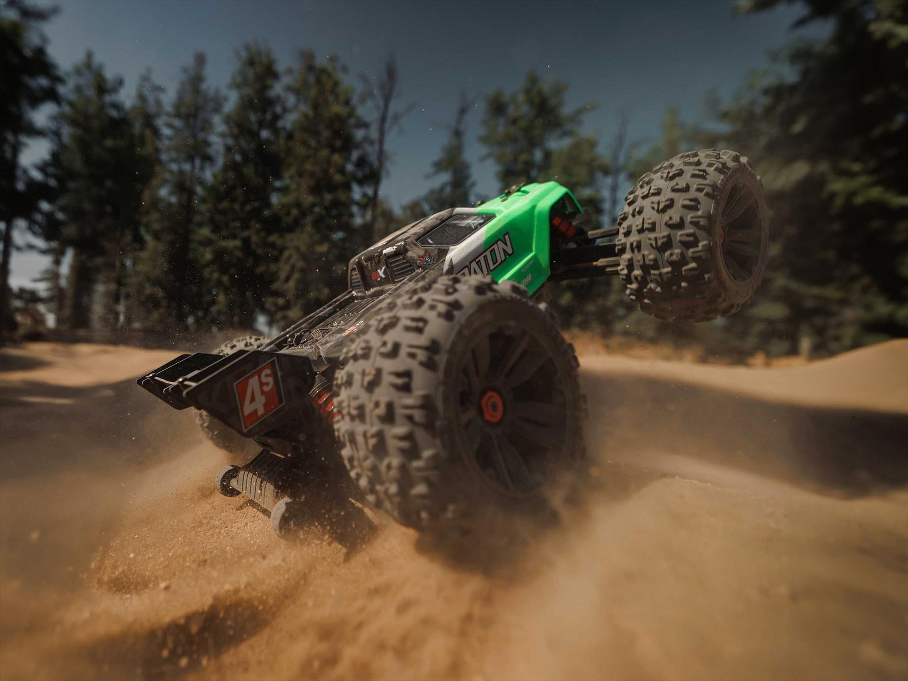 Arrma 1/10 Kraton 4X4 4S Blx Centre Diff Speed Mt (Green) C-ARA4408V2T4
