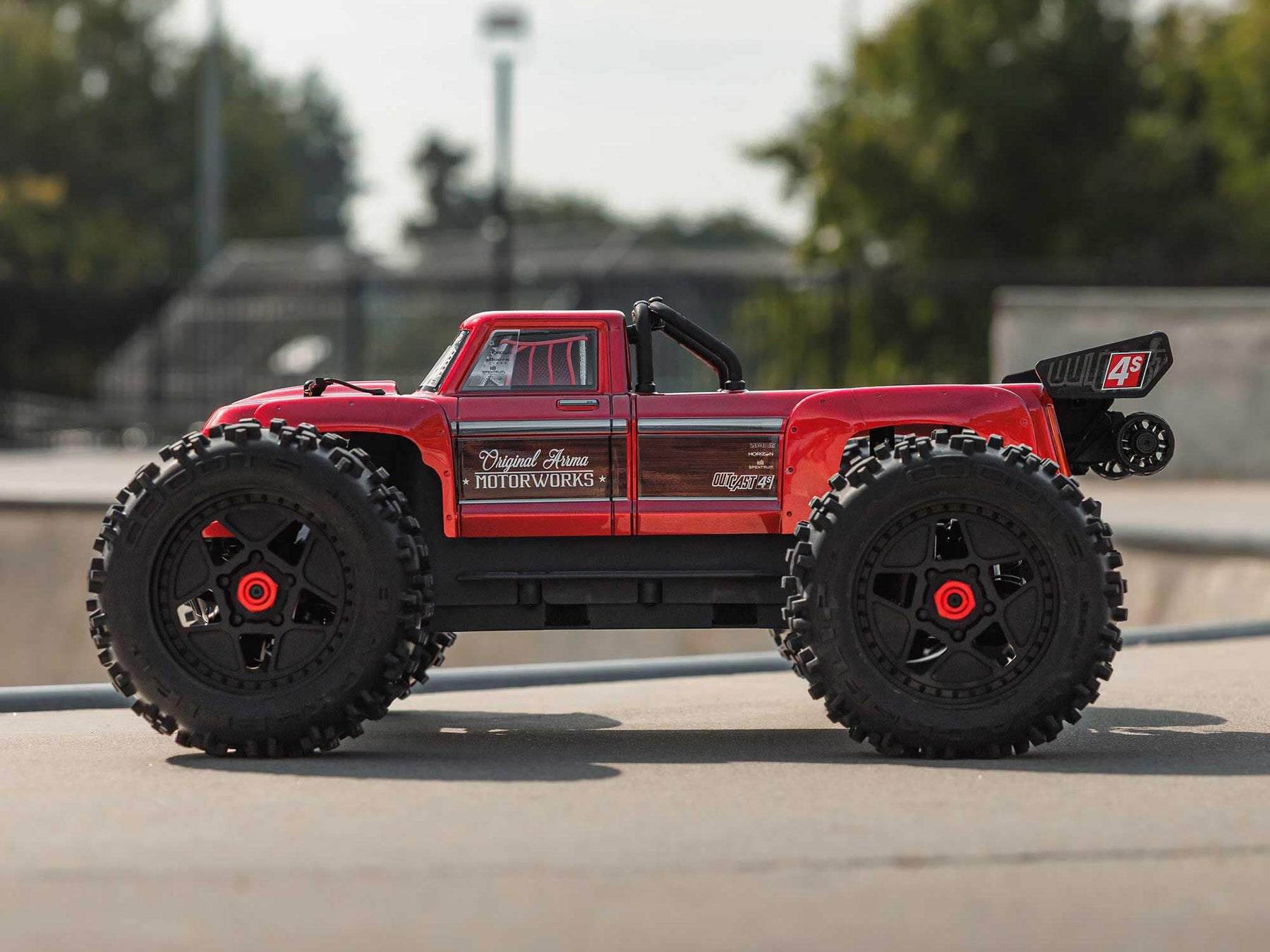 Arrma 1/10 Outcast 4X4 4S Blx Centre Diff Stunt Mt (Red) C-ARA4410V2T4