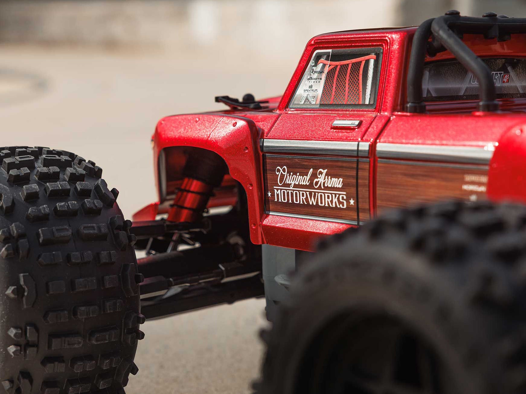 Arrma 1/10 Outcast 4X4 4S Blx Centre Diff Stunt Mt (Red) C-ARA4410V2T4