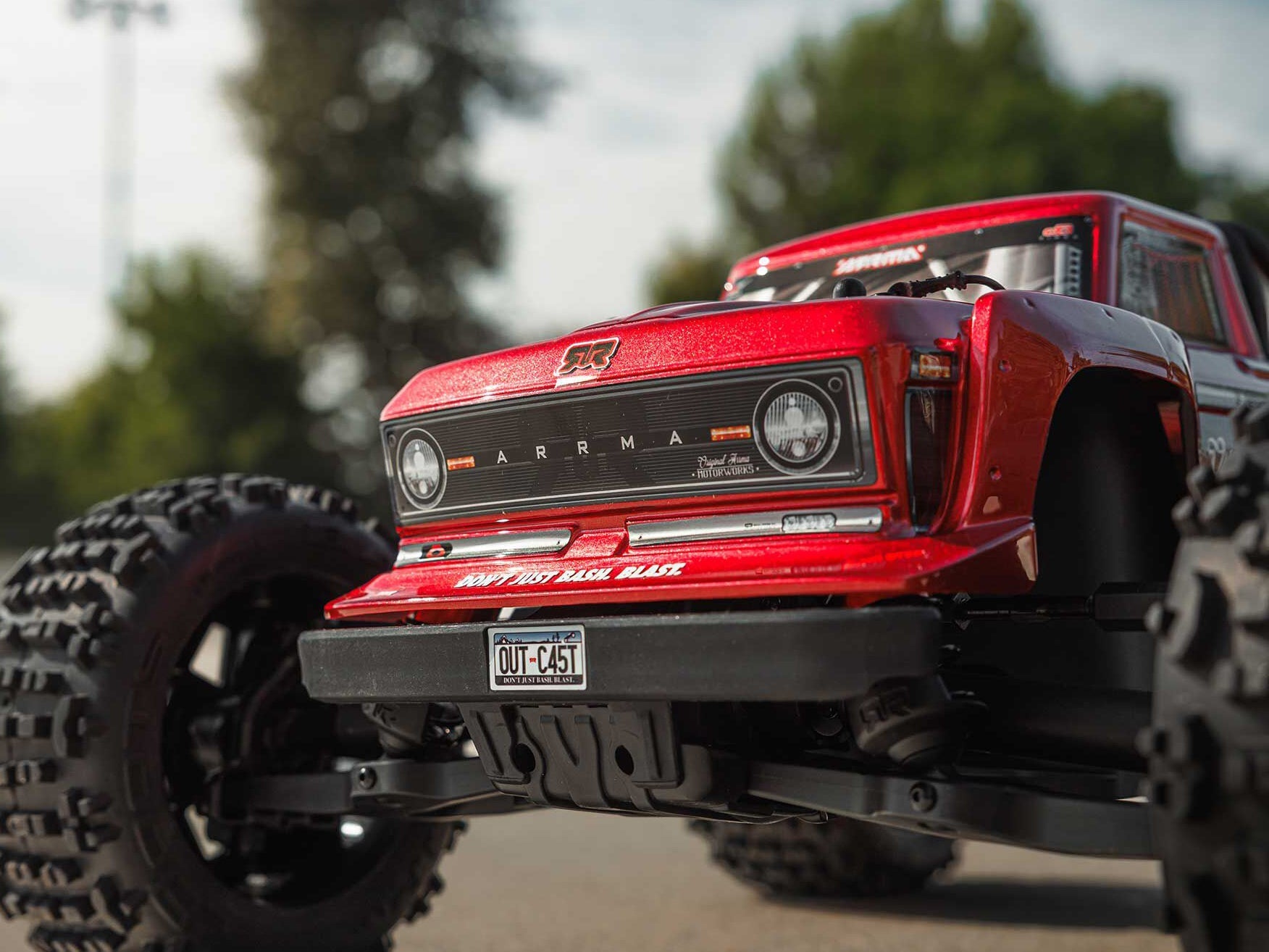 Arrma 1/10 Outcast 4X4 4S Blx Centre Diff Stunt Mt (Red) C-ARA4410V2T4