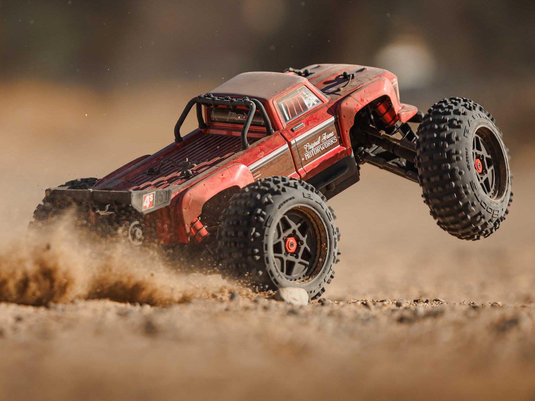 Arrma 1/10 Outcast 4X4 4S Blx Centre Diff Stunt Mt (Red) C-ARA4410V2T4
