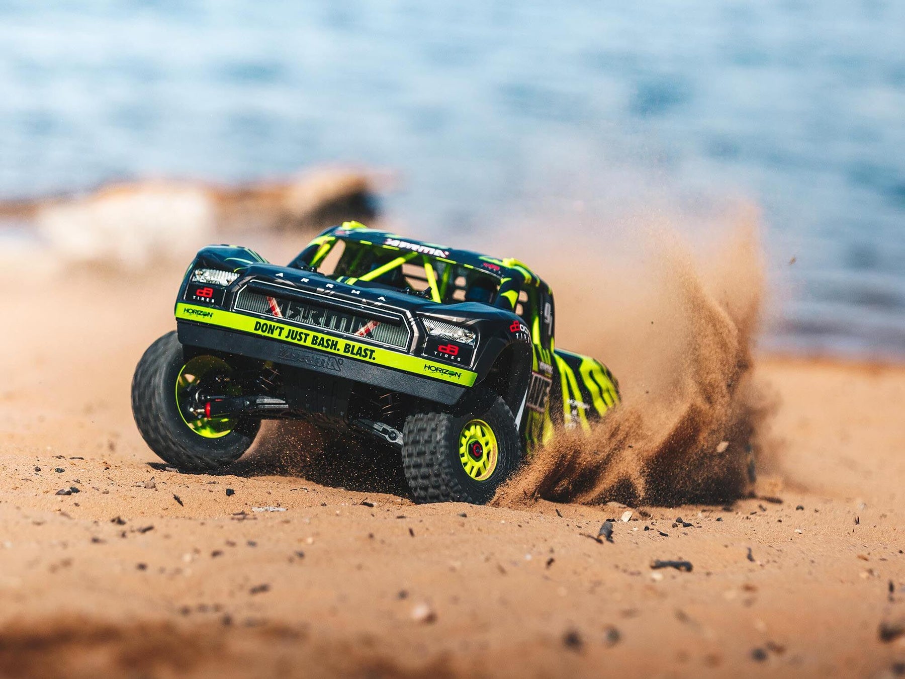 Mojave 6S BLX 1/7 Desert Truck Blk/Grn C-ARA7604V2T1