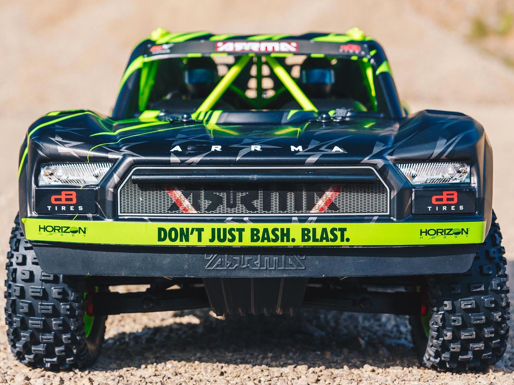 Mojave 6S BLX 1/7 Desert Truck Blk/Grn C-ARA7604V2T1