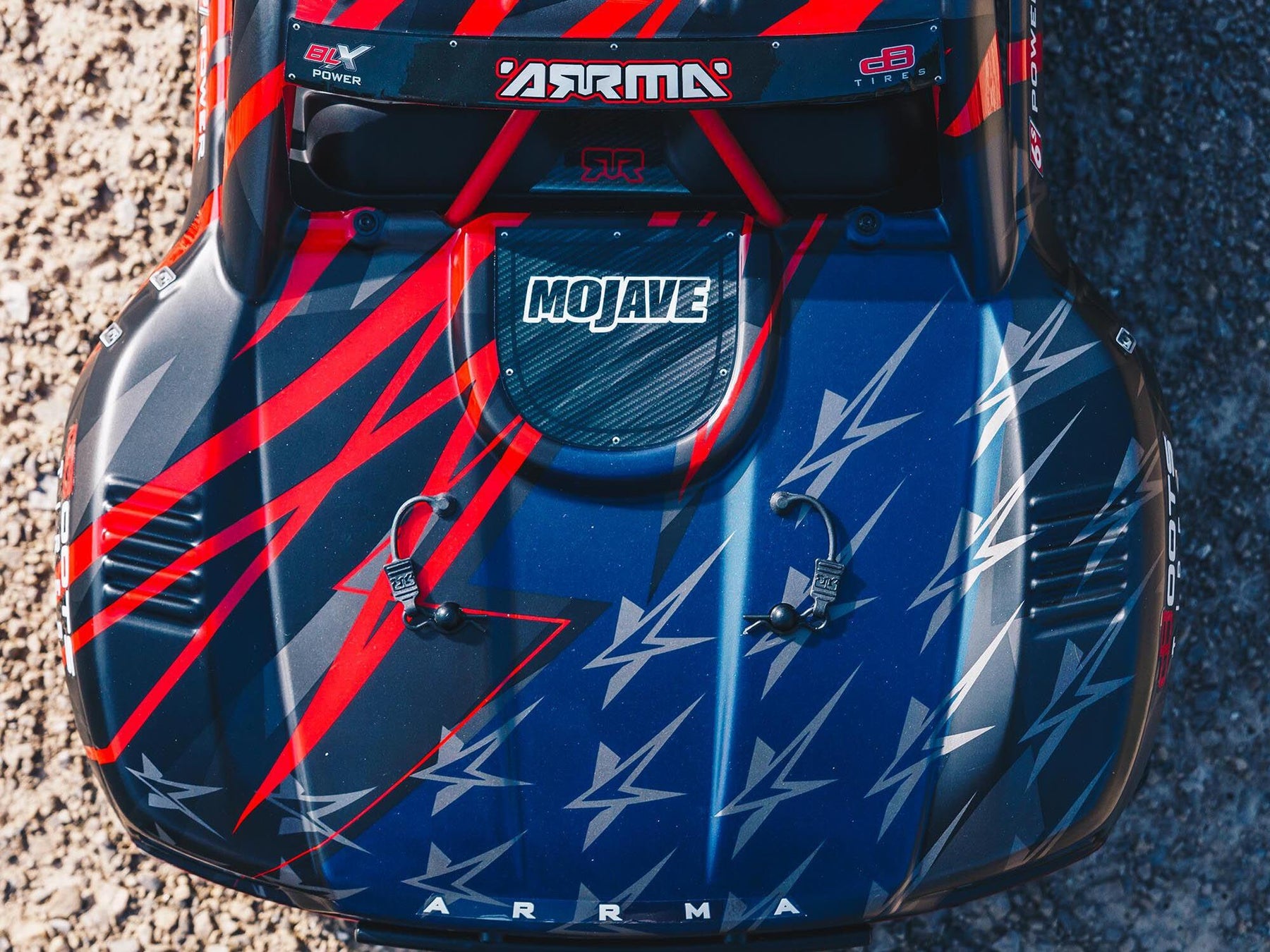 ARRMA Mojave 6S BLX 1/7 Desert Truck Blk/Red C-ARA7604V2T2