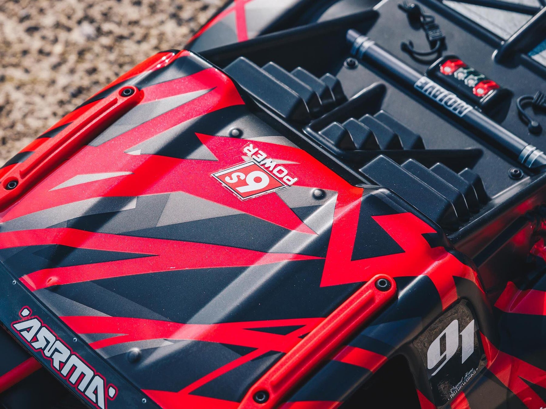 ARRMA Mojave 6S BLX 1/7 Desert Truck Blk/Red C-ARA7604V2T2