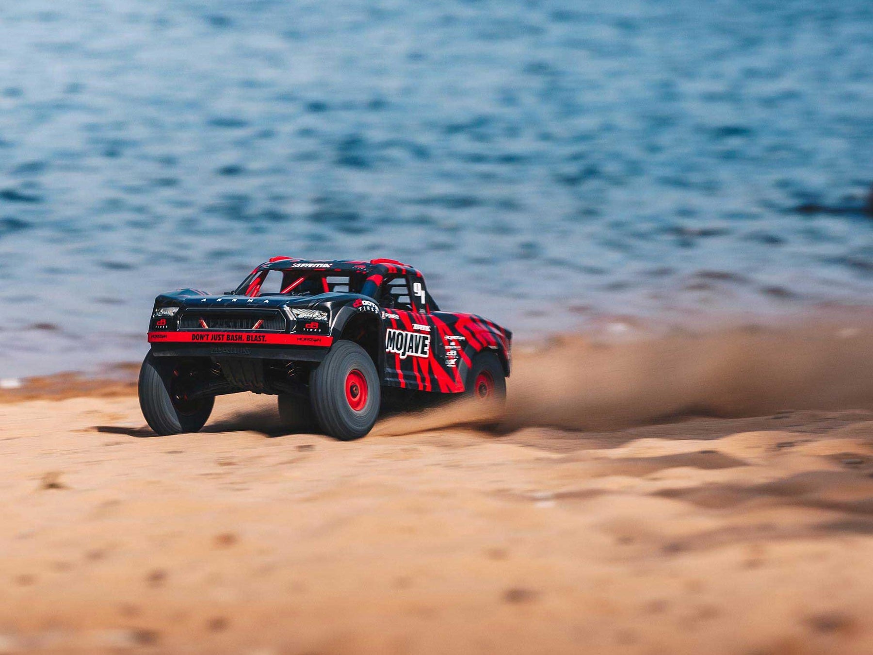 ARRMA Mojave 6S BLX 1/7 Desert Truck Blk/Red C-ARA7604V2T2