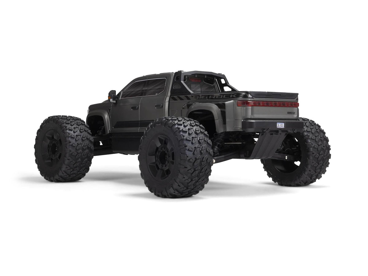 Arrma 1/7 Big Rock 6S 4X4 Blx Monster Truck RTR, Gunmetal C-ARA7612T1