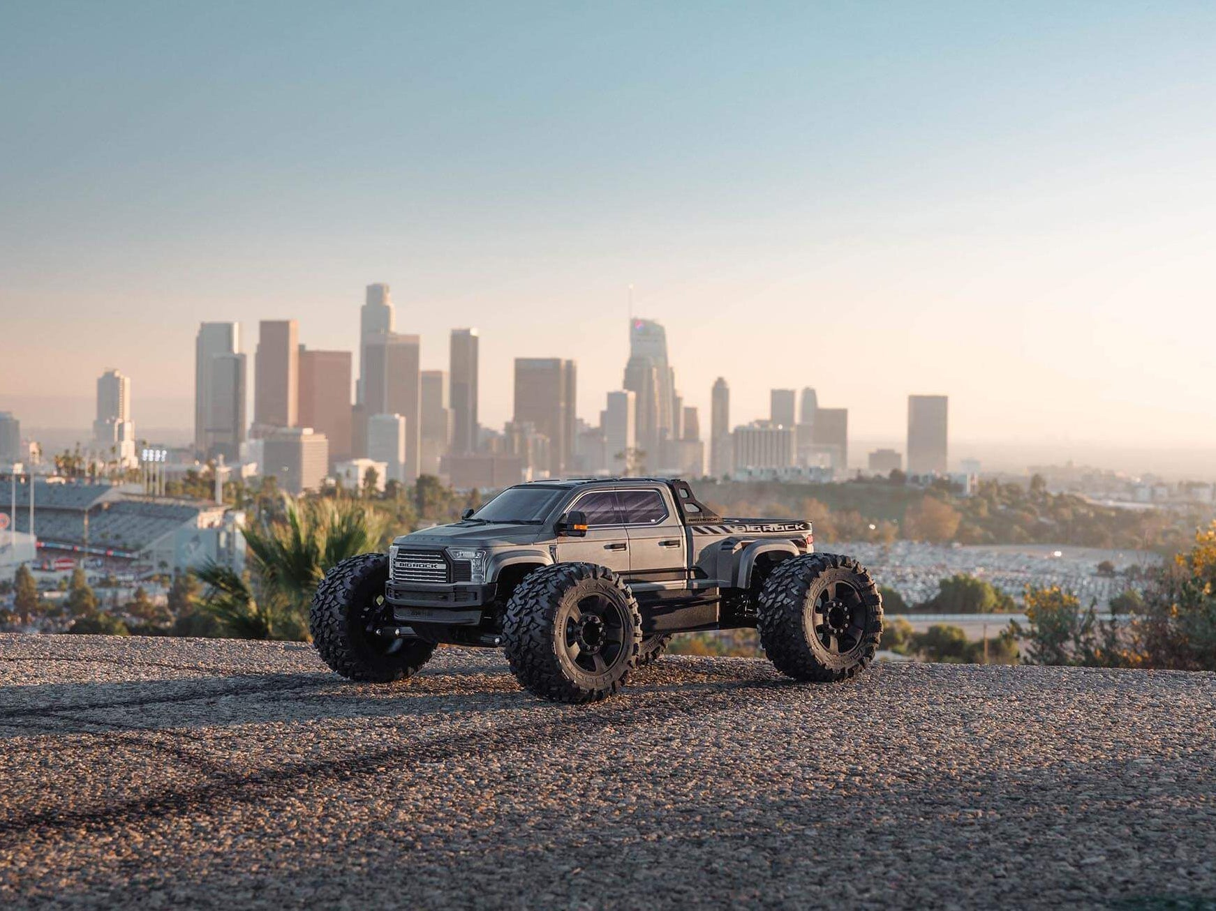 Arrma 1/7 Big Rock 6S 4X4 Blx Monster Truck RTR, Gunmetal C-ARA7612T1