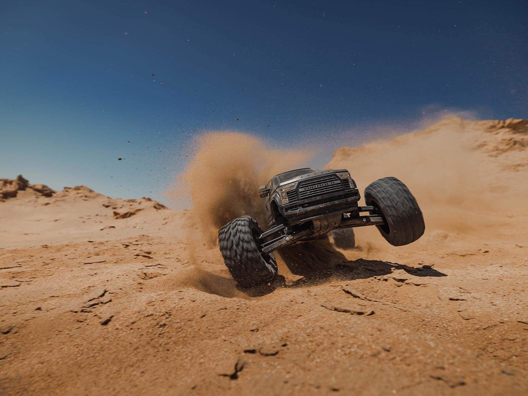 Arrma 1/7 Big Rock 6S 4X4 Blx Monster Truck RTR, Gunmetal C-ARA7612T1