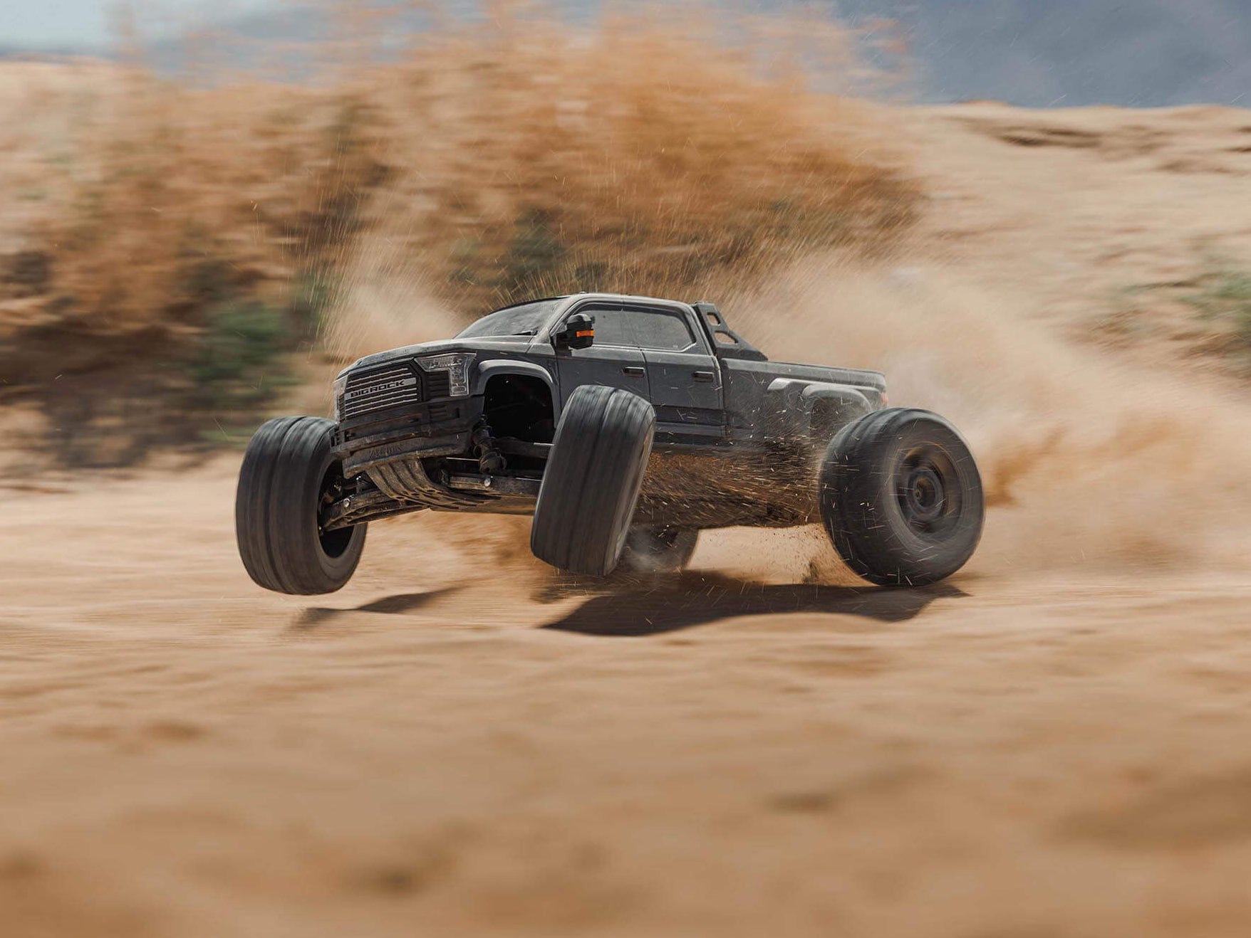 Arrma 1/7 Big Rock 6S 4X4 Blx Monster Truck RTR, Gunmetal C-ARA7612T1