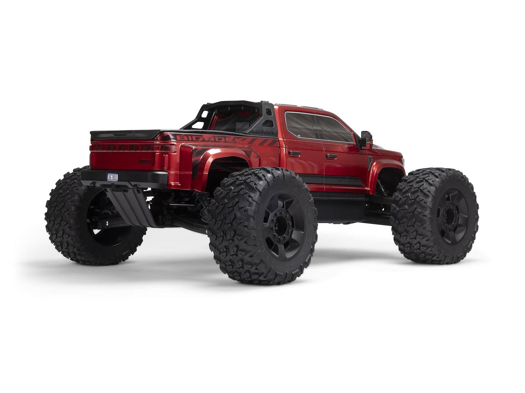 Arrma 1/7 BIG ROCK 6S 4x4 BLX Monster Truck RTR, Red C-ARA7612T2