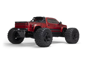 Arrma 1/7 BIG ROCK 6S 4x4 BLX Monster Truck RTR, Red C-ARA7612T2