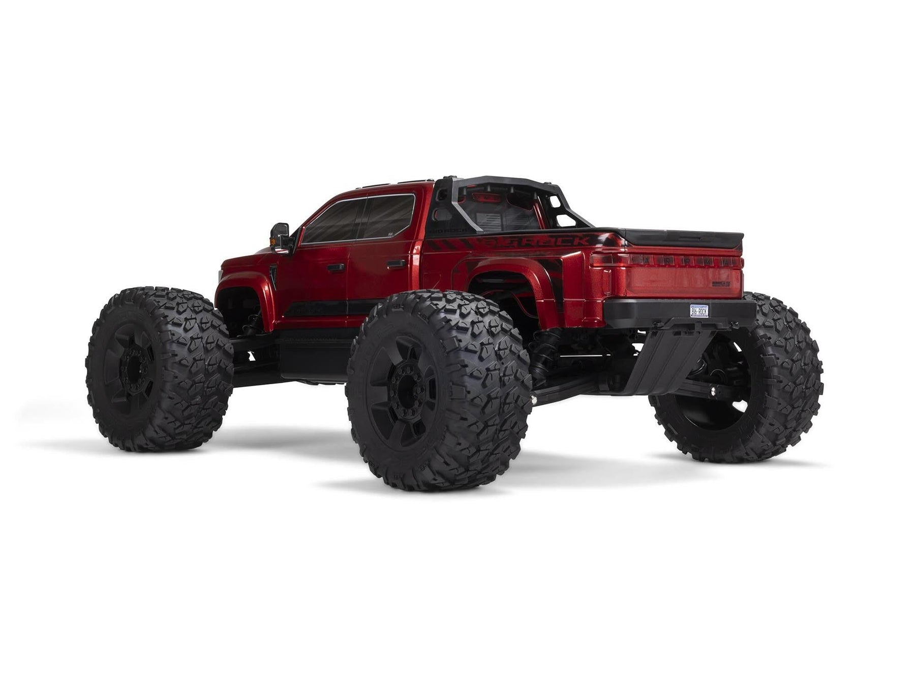 Arrma 1/7 BIG ROCK 6S 4x4 BLX Monster Truck RTR, Red C-ARA7612T2