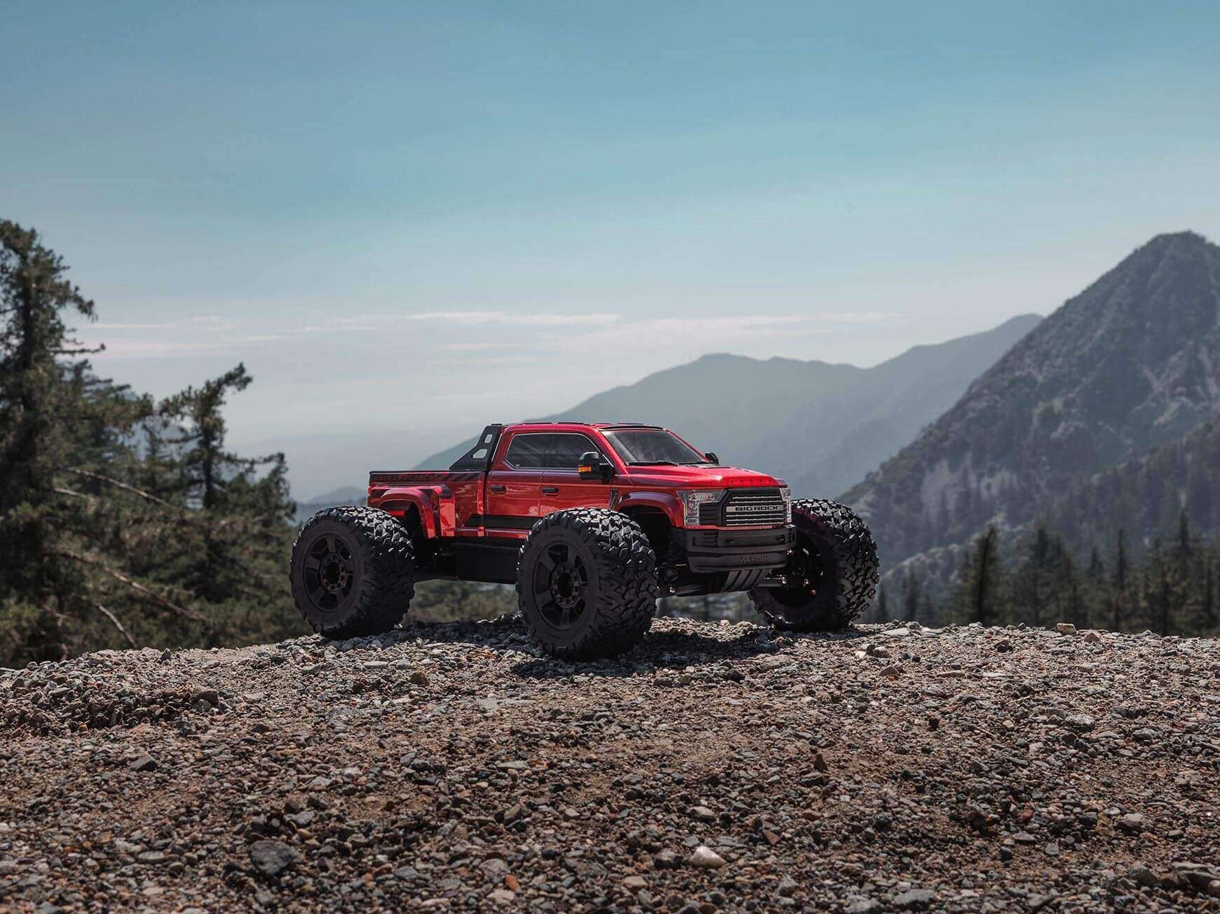 Arrma 1/7 BIG ROCK 6S 4x4 BLX Monster Truck RTR, Red C-ARA7612T2