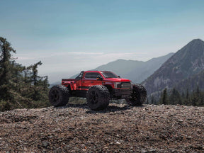 Arrma 1/7 BIG ROCK 6S 4x4 BLX Monster Truck RTR, Red C-ARA7612T2