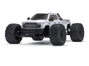 Arrma 1/7 Big Rock 6S 4X4 Blx Monster Truck RTR, White C-ARA7612T3