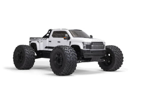 Arrma 1/7 Big Rock 6S 4X4 Blx Monster Truck RTR, White C-ARA7612T3