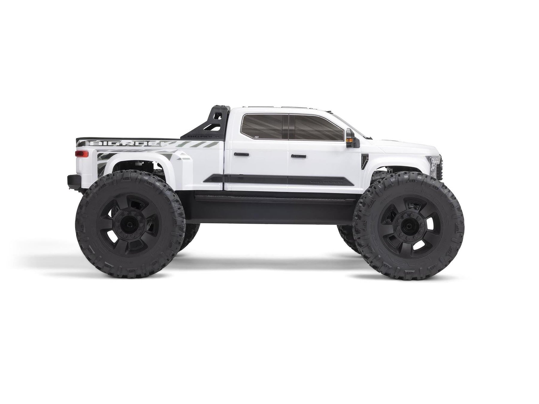 Arrma 1/7 Big Rock 6S 4X4 Blx Monster Truck RTR, White C-ARA7612T3