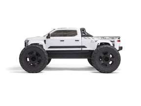 Arrma 1/7 Big Rock 6S 4X4 Blx Monster Truck RTR, White C-ARA7612T3