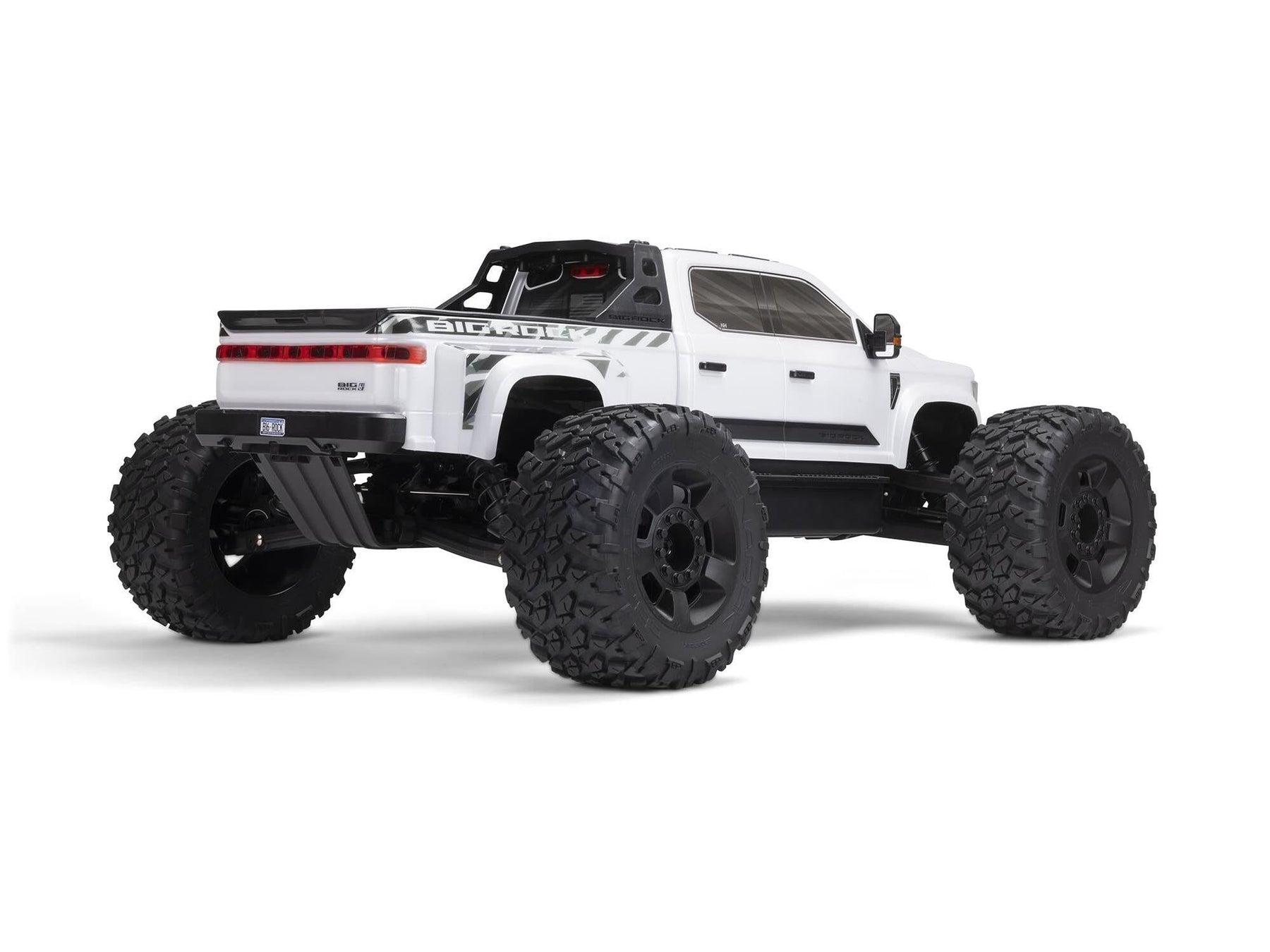Arrma 1/7 Big Rock 6S 4X4 Blx Monster Truck RTR, White C-ARA7612T3