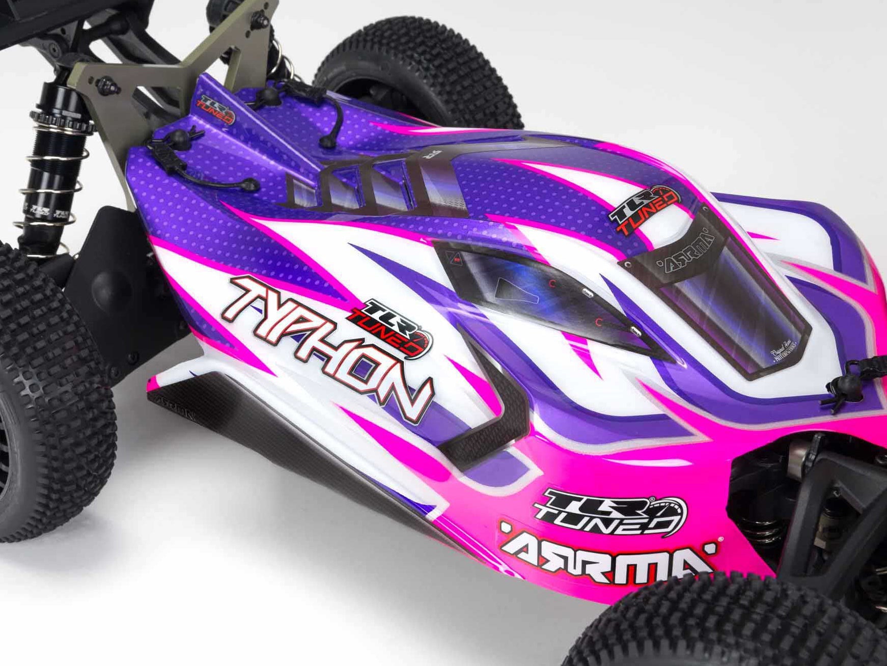 Arrma Tlr Tuned Typhon 1/8 4Wd Roller (Pink/Purple) C-ARA8306