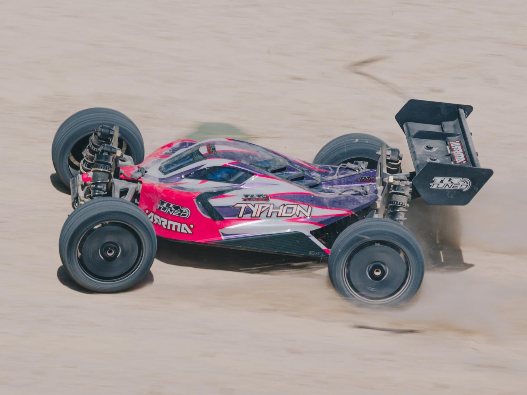 Arrma Tlr Tuned Typhon 1/8 4Wd Roller (Pink/Purple) C-ARA8306