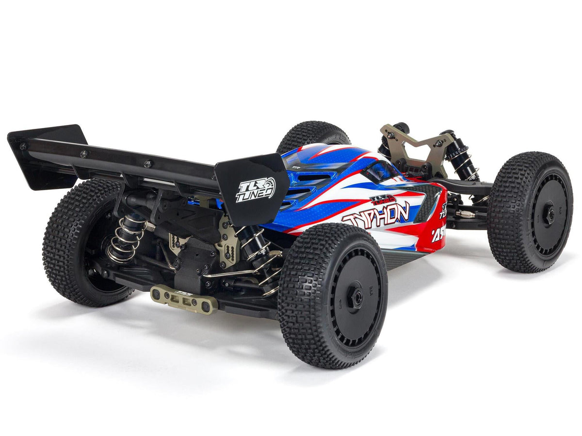 Arrma 1/8 Tlr Tuned Typhon 6S 4Wd Blx Buggy RTR, Red/Blue C-ARA8406