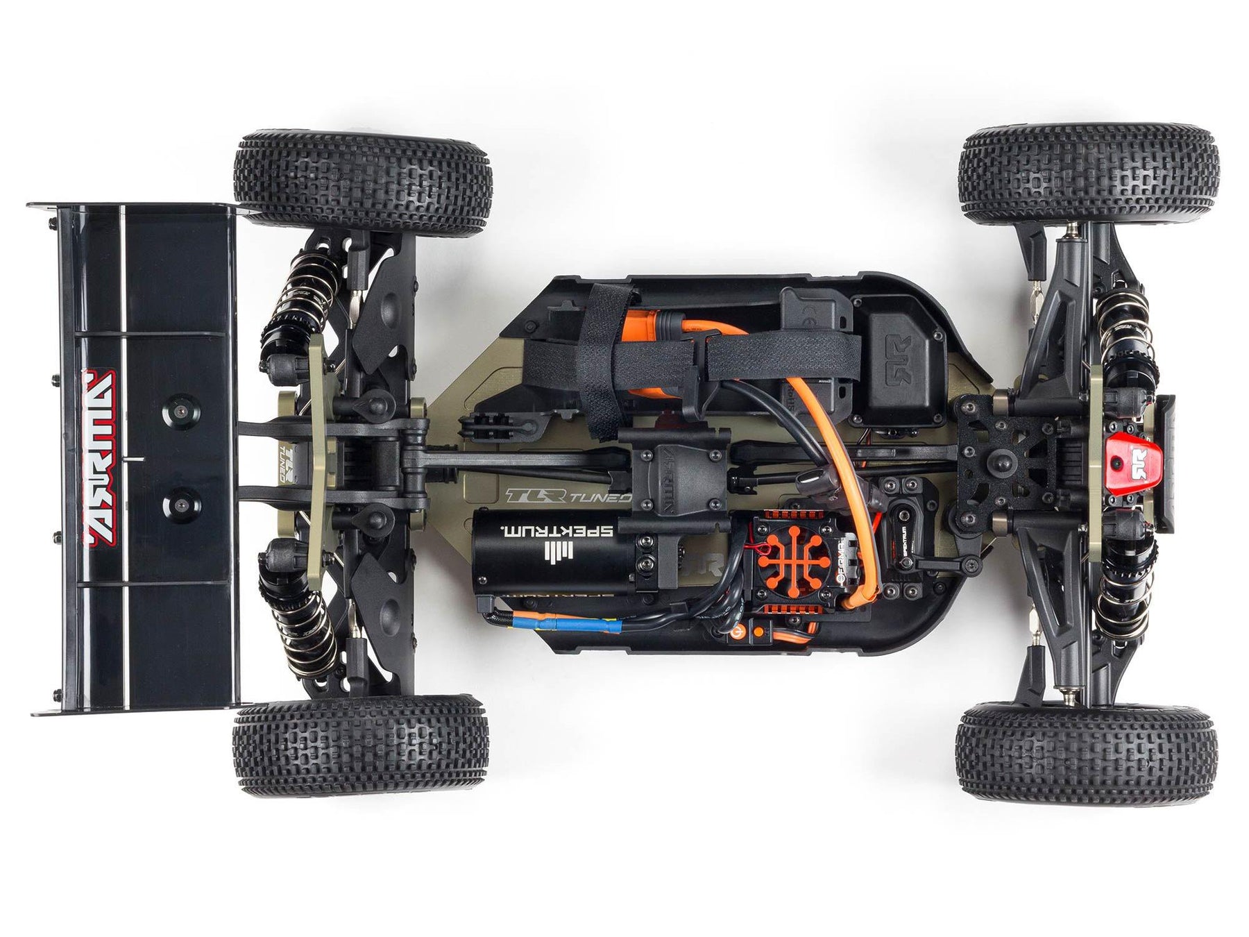 Arrma 1/8 Tlr Tuned Typhon 6S 4Wd Blx Buggy RTR, Red/Blue C-ARA8406